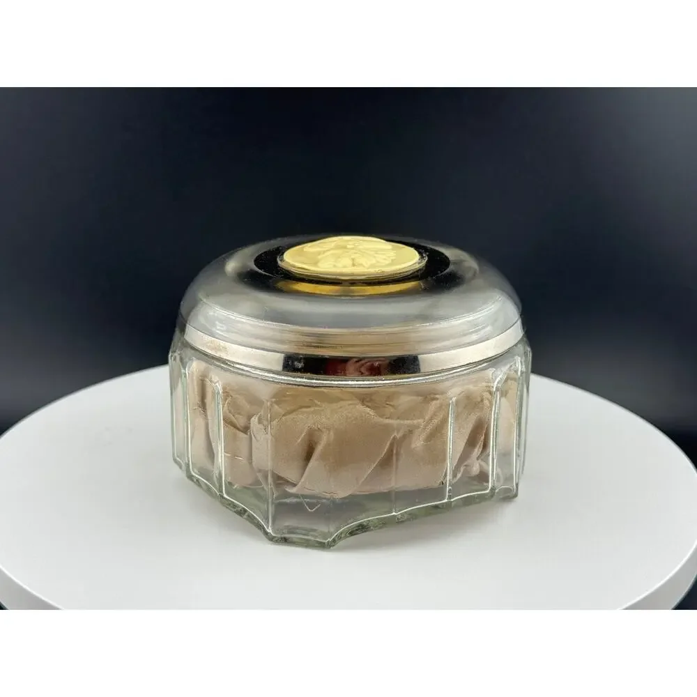 Vintage Celluloid Cameo Dresser Jar